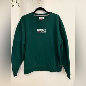 Tommy Hilfiger Dark Green Crewneck Sweater